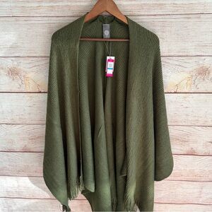 Vince Camuto Forest Green Women's Poncho